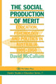 Book cover of: Social Production Of Merit