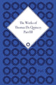 Book cover of: Works of Thomas De Quincey, Part III. By: Thomas De Quincey