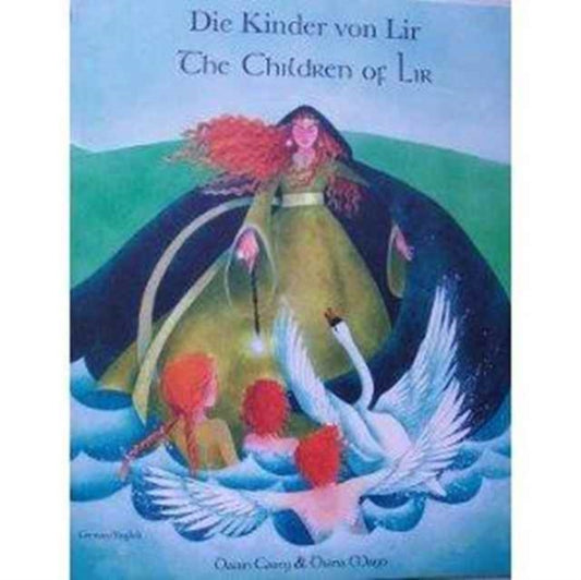 Book cover of: Children of Lir in German and English. By: Dawn Casey