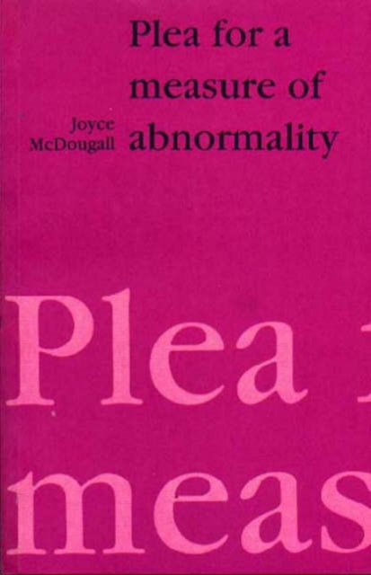 Book cover of: Plea for a Measure of Abnormality