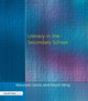 Book cover of: Literacy in the Secondary School. By: Lewis
