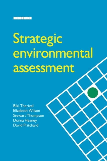 Book cover of: Strategic Environmental Assessment