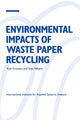 Book cover of: Environmental Impacts of Waste Paper Recycling. By: Earthscan