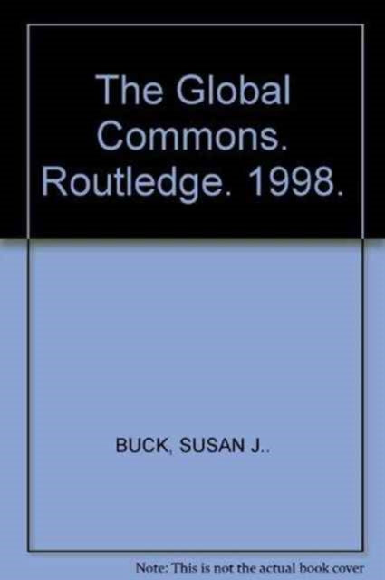 Book cover of: Global Commons