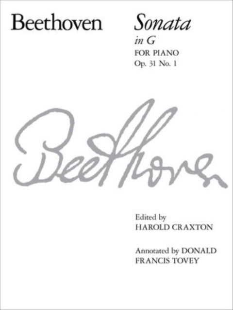Book cover of: Piano Sonata in G, Op. 31 No. 1