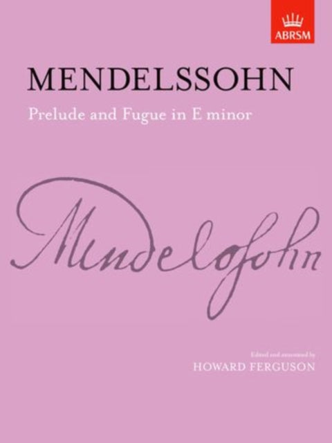 Book cover of: Prelude & Fugue in E minor. By: Howard Ferguson
