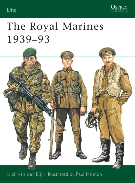 Book cover of: Royal Marines 1939–93. By: Nick Bijl