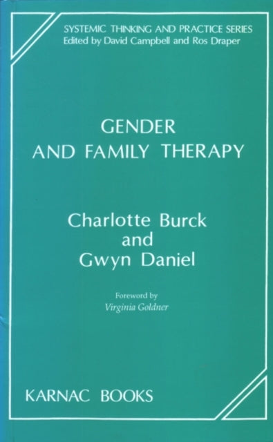Book cover of: Gender and Family Therapy. By: Charlotte Burck