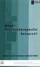 Book cover of: What is Psychotherapeutic Research?