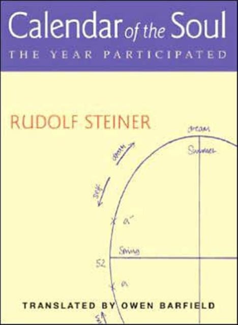 Calendar of the Soul, The Year Participated 9781855841888 Rudolf Steiner