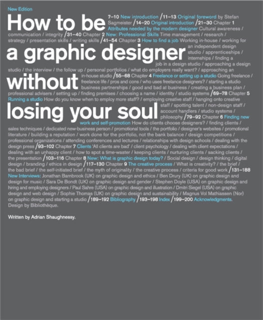 How to be a Graphic Designer...2nd edition 9781856697095 Adrian Shaughnessy