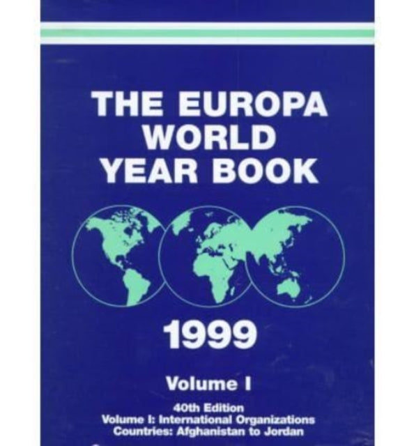 Book cover of: Europa World Year Bk 1999 Set. By: 40th Ed