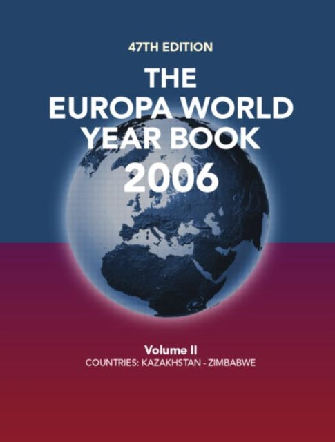 Book cover of: Europa World Year Book 2006 Voume 2. By: Europa
