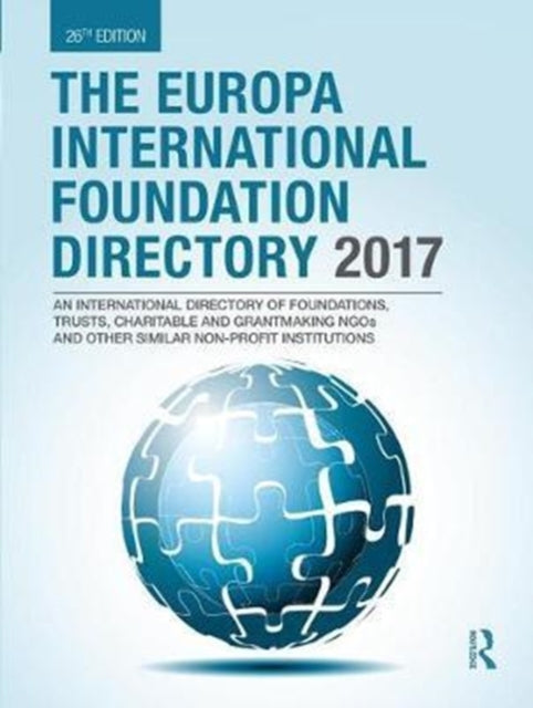 Book cover of: Europa International Foundation Directory 2017. By: Europa Europa Publications