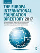 Book cover of: Europa International Foundation Directory 2017. By: Europa Europa Publications