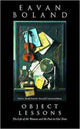 Book cover of: Object Lessons. By: Eavan Boland