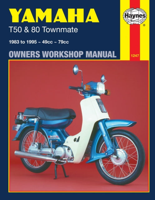 Book cover of: Yamaha T50 & 80 Townmate (83 - 95) Haynes Repair Manual. By: Pete Shoemark