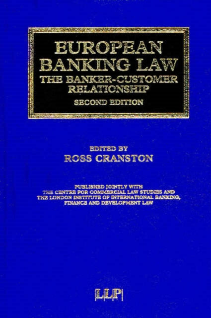 Book cover of: European Banking Law. By: Ross Cranston