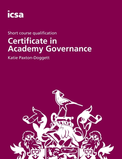 Book cover of: Certificate in Academy Governance