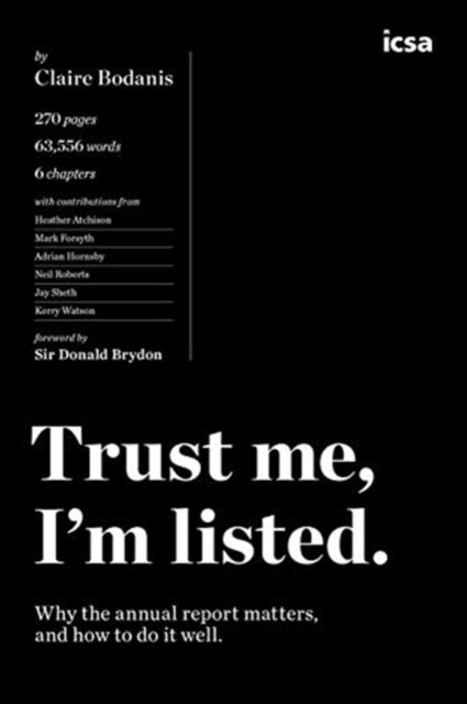 Book cover of: Trust me, I'm listed