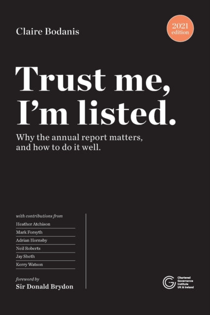 Book cover of: Trust Me, I'm Listed, 2021 edition. By: Claire Bodanis