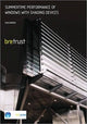 Book cover of: Summertime Performance of Windows with Shading Devices