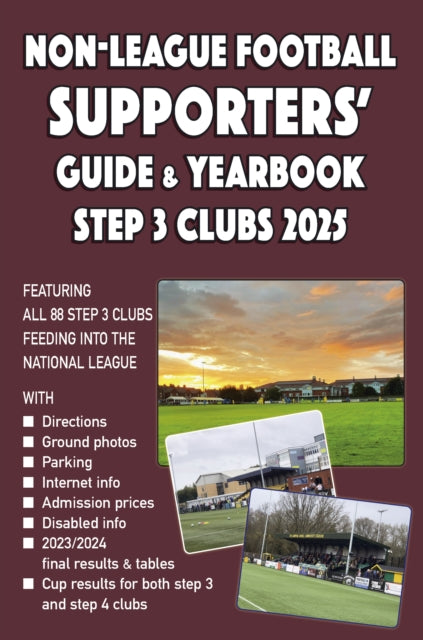 Book cover of: Non-League Football Supporters' Guide & Yearbook – Step 3 Clubs 2025