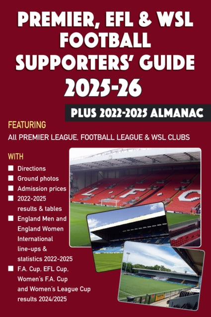 Book cover of: Premier & EFL Football Supporters' Guide & Yearbook 2026