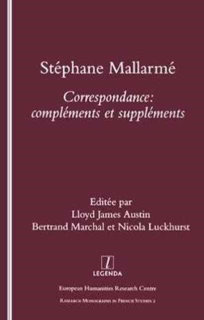 Book cover of: Stephane Mallarme. By: Lloyd James Austin