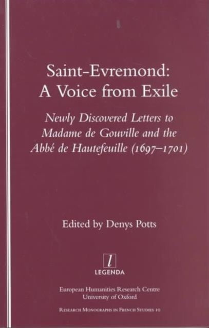 Book cover of: Saint-Evremond. By: Saint-Évremond