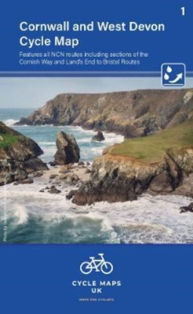 Book cover of: Cornwall & West Devon Cycle Map 1