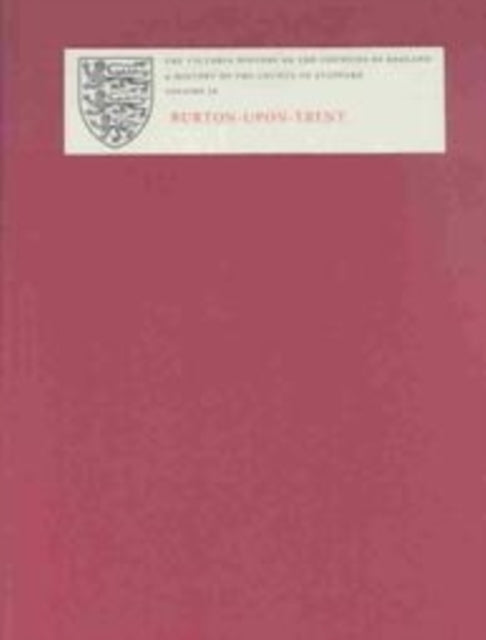 Book cover of: A History of the County of Stafford. By: Nigel J. Tringham