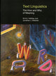 Book cover of: Text Linguistics. By: Michael Halliday