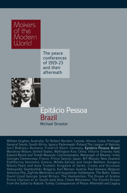 Book cover of: Epitacio Pessoa: Brazil