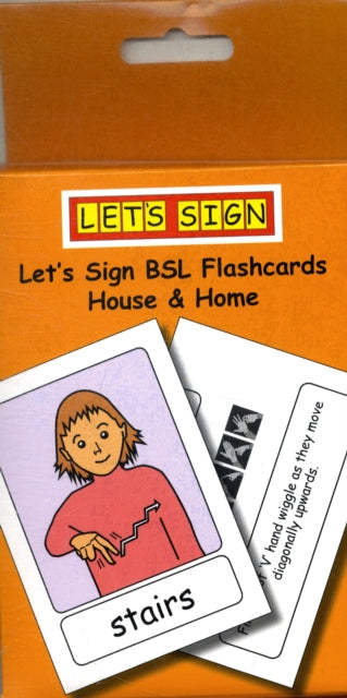 Book cover of: Let's Sign BSL Flashcards