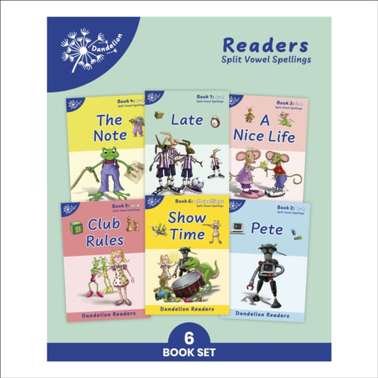Book cover of: Phonic Books Dandelion Readers Split Vowel Spellings