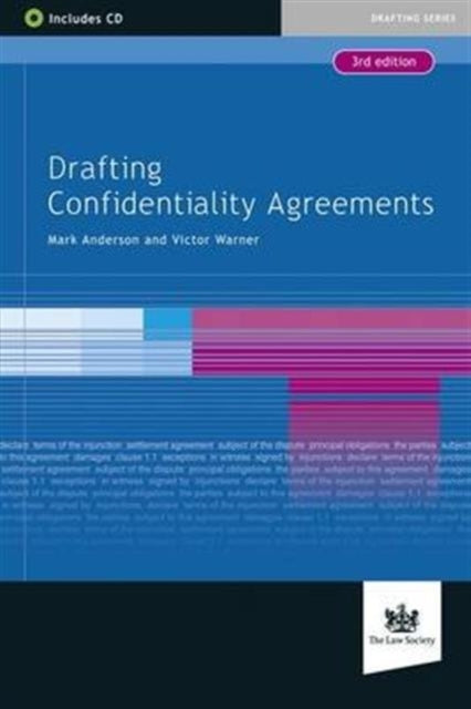 Book cover of: Drafting Confidentiality Agreements. By: Mark Anderson,Victor Warner