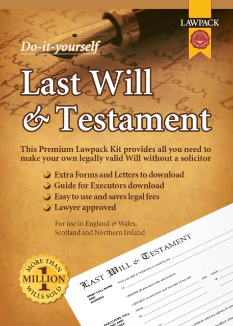 Book cover of: Lawpack Premium Last Will & Testament DIY Kit