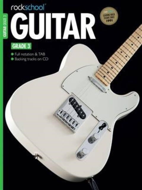 Book cover of: Rockschool Guitar - Grade 3 (2012). By: Rockschool