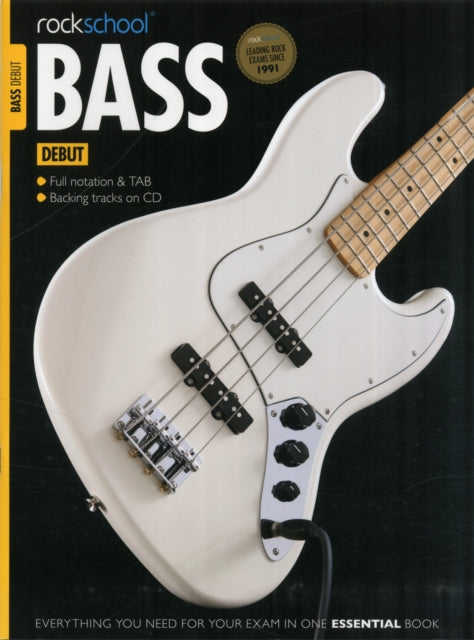 Book cover of: Rockschool Bass - Debut (2012). By: Varios
