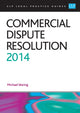 Book cover of: Commercial Dispute Resolution. By: Mike Waring