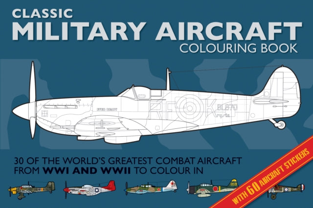Book cover of: Military Aircraft Colouring Book