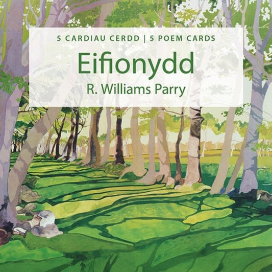 Book cover of: Pecyn Cardiau Cerdd Eifionydd/Eifionydd Poem Cards Pack. By: R. Williams Parry