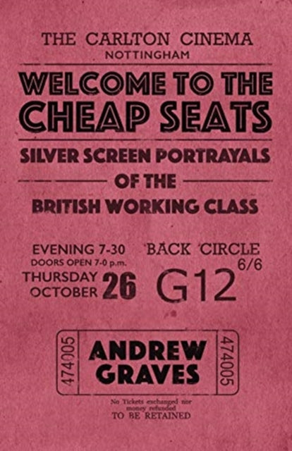 Book cover of: Welcome to the Cheap Seats. By: Andrew Graves