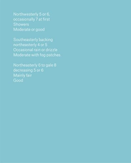 Book cover of: Shipping Forecast. By: Mark Power