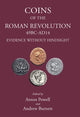 Book cover of: Coins of the Roman Revolution (49 BC-AD 14). By: Andrew Burnett