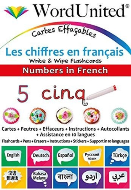 Book cover of: Numbers in French. By: WordUnited