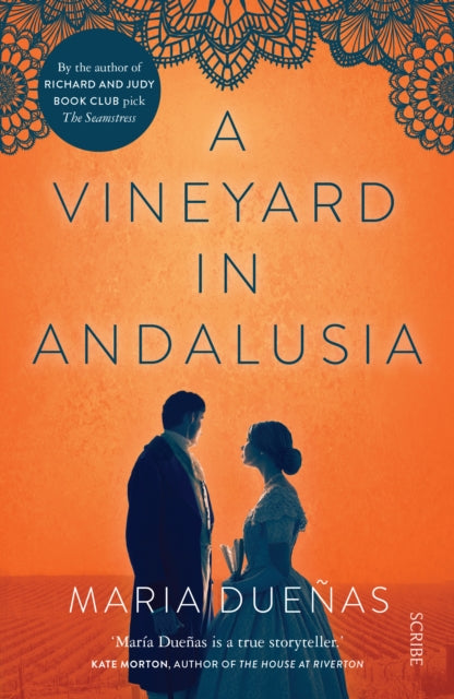 Book cover of: Vineyard in Andalusia. By: María Dueñas