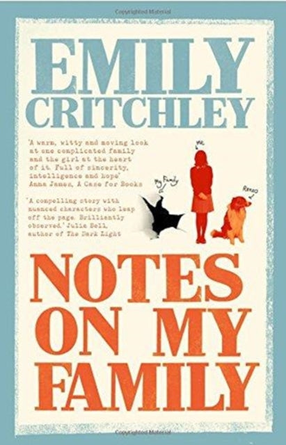 Book cover of: Notes on my Family. By: Emily Critchley