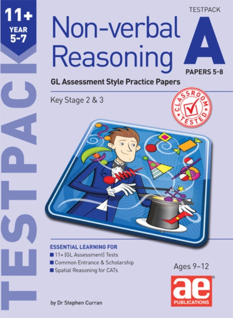 Book cover of: 11+ Non-verbal Reasoning Year 5-7 Testpack A Papers 5-8